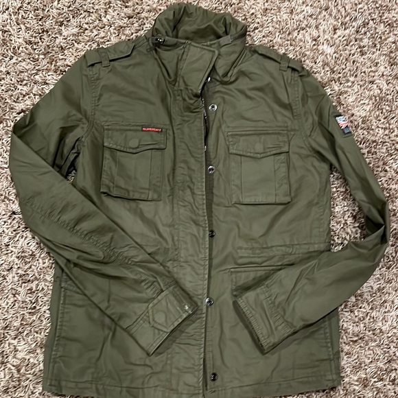 Superdry Jackets & Blazers - Superdry Military style olive green jacket